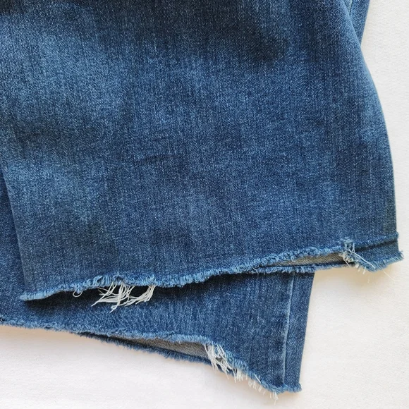 Lane Bryant Jeans Mid Rise Bootcut Blue Flex Magic Waistband Frayed Casual 18 - Picture 6 of 13